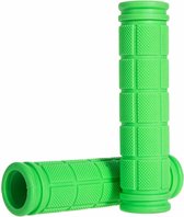 Jumada's Groene sportieve Fietshandvatten - Universeel - Professioneel - Extra Grip - Handig te Monteren - Anti-Slip - Stevig - Rubber Groen - Binnendiameter: 2 - 2.2 cm