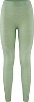 FALKE dames tights Wool-Tech - thermobroek - groen (quiet green) - Maat: L