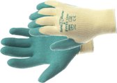 1 paar - Werkhandschoenen Safeworker Reest PRO polyester/katoen/latex, groen, maat 10/XL