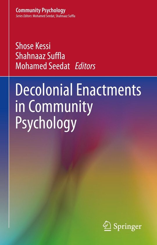 Community Psychology - Decolonial Enactments in Community Ps ... - cover