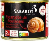 Sabarot Escargots zeer groot - Blik 24 stuks