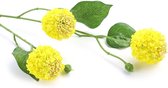 Kunstbloemen - Viburnum - Medium geel - L10B18H68CM - Real Touch bloemen
