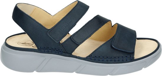 Ganter 200471 HALINA - Platte sandalenDames Sandalen - Kleur: Blauw - Maat: 37