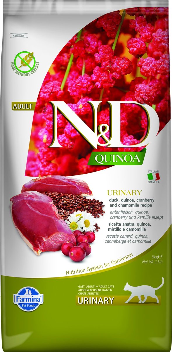 Farmina N&D Quinoa - Kattenvoer - Urinary - Eend - 5kg