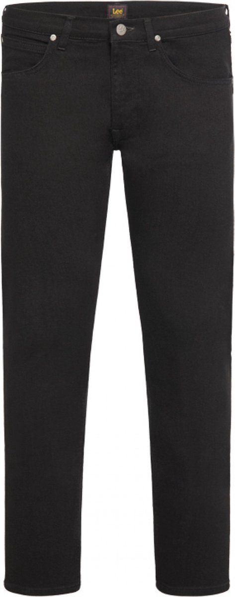 Jean Heren W38/L34 Lee Clean 98% Katoen 2% Elasthan Zwart