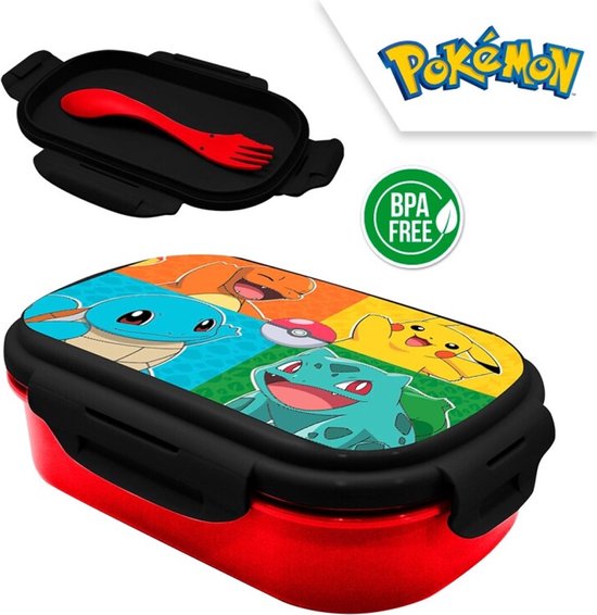 Pokémon Broodtrommel met Bestek