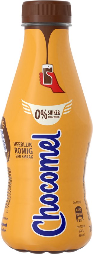 Chocomel - 0% Suiker - Heerlijk Romig - Petfles - 6 x 300 ml