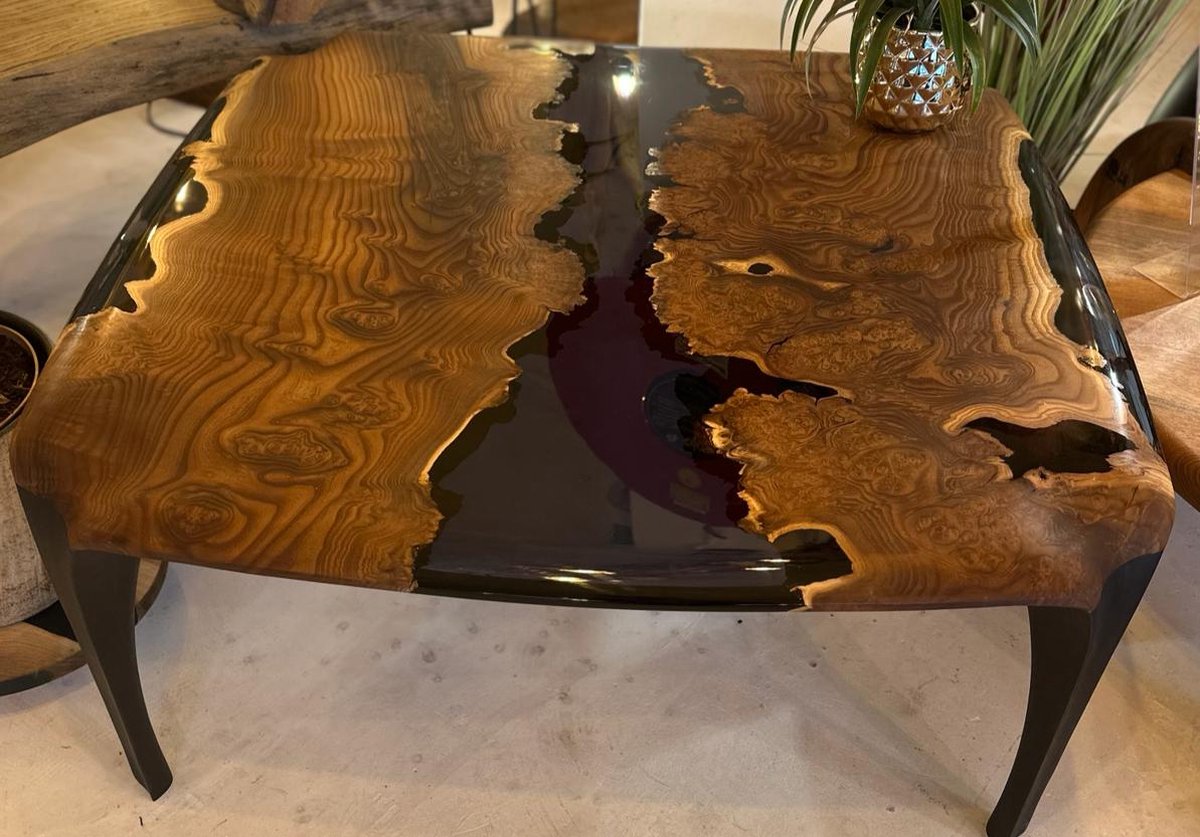 Arka Woods Hackberry Hout Salontafel - Rania