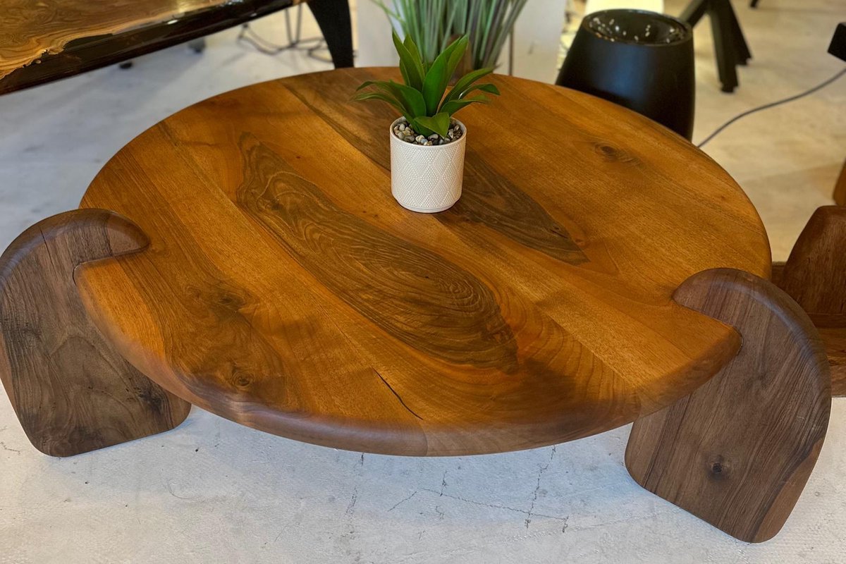 Arka Woods - Walnoot Hout Salontafel - Sky