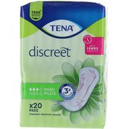 TENA Discreet Mini Plus, 20 stuks . Voordeelbundel met 4 verpakkingen