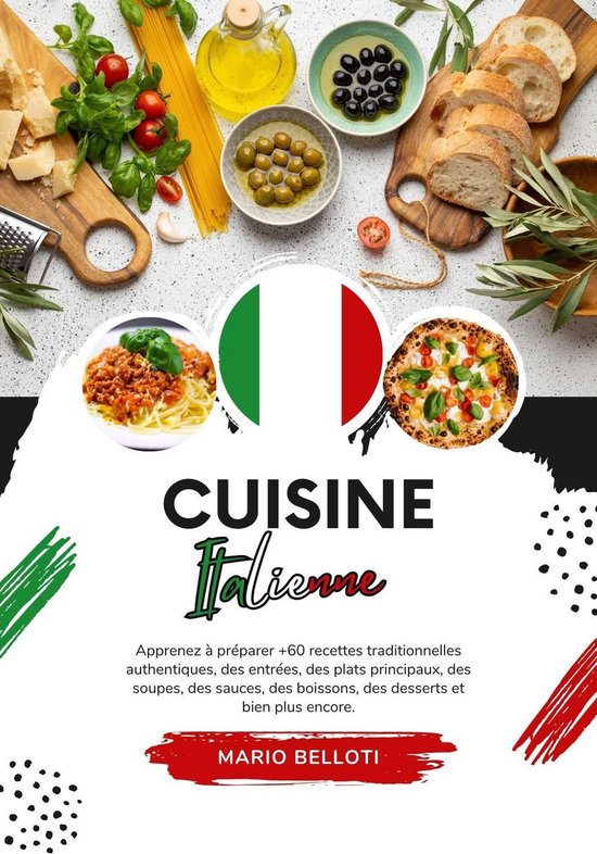 Livre De Recettes Italiennes PDF – 60 Pages – Entrées, Plats, Desserts – Neuf