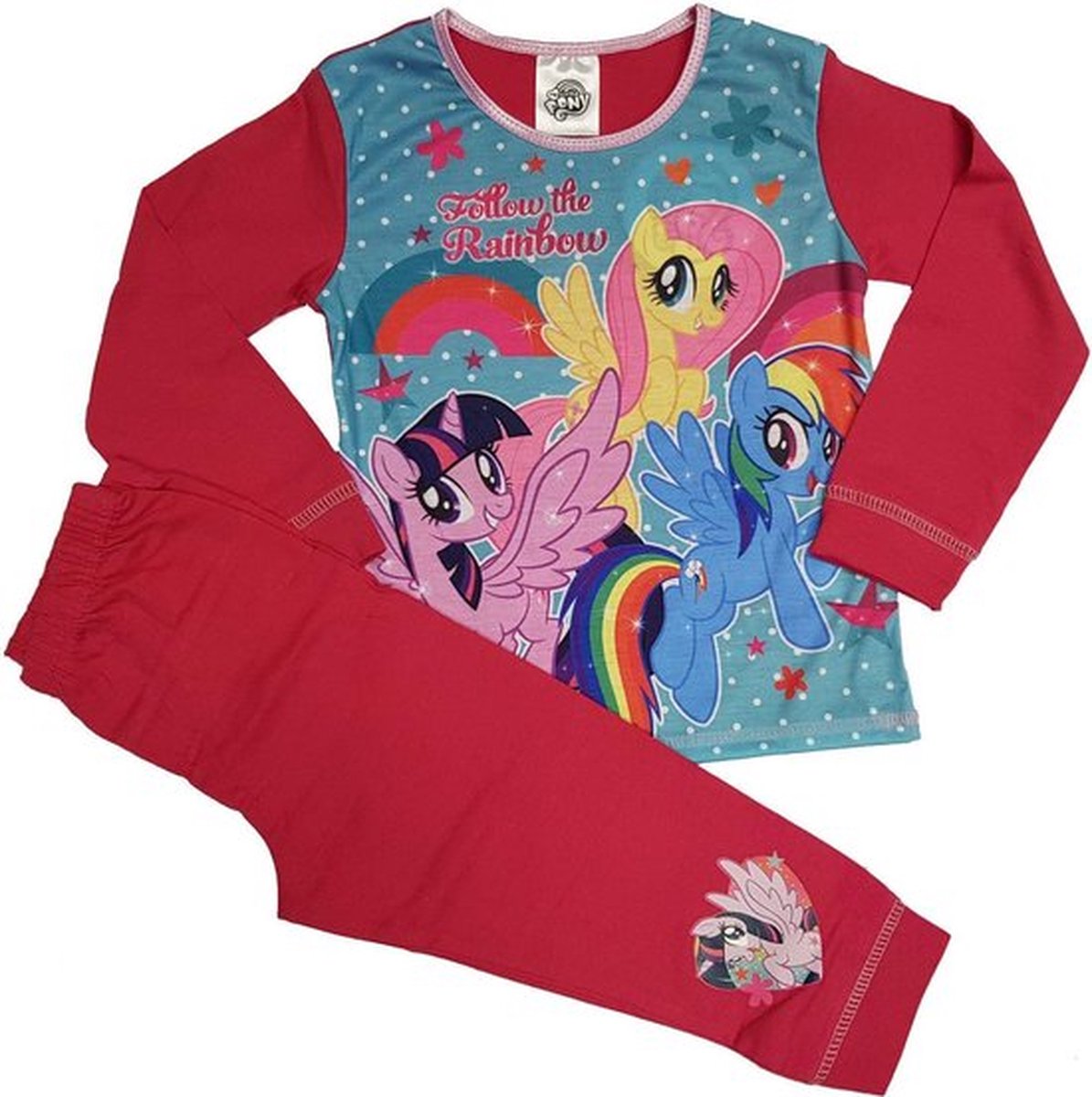 My Little Pony Pyjama - Maat 98 - Follow the Rainbow - MLP - Meisjespyjama