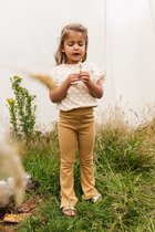 LOOXS Little 2412-7654-563 Meisjes Broek - Maat 122 - Bruin van 95% Cotton 5% elastan