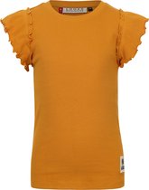 Looxs Revolution 2412-7454 Tops & T-shirts Meisjes - Shirt - Geel - Maat 134