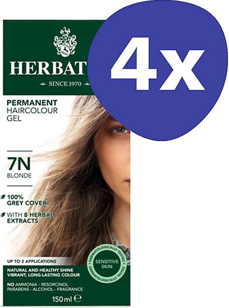 Herbatint Haarverf - Blond (4x 150ml)