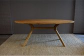 Eettafel Laos ovaal Teakhout 240 cm - Naturel