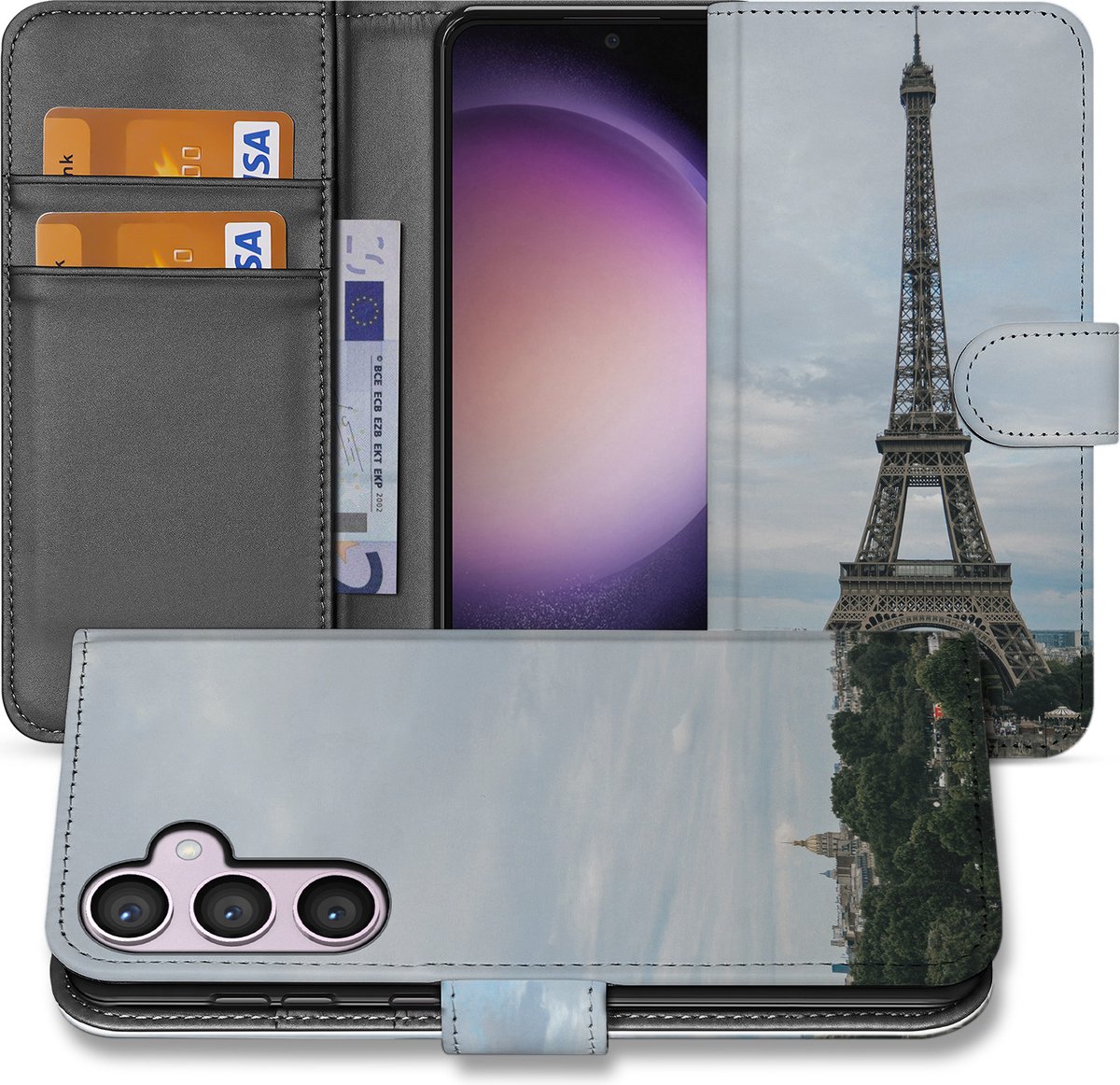 Book Case Hoesje Maken voor de Samsung Galaxy S24 Plus