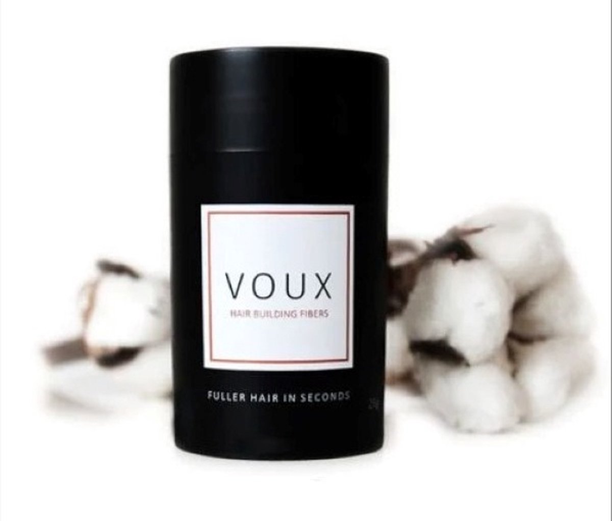 Hair building fibers - Grey - 22 gram VOUX