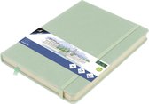 Kangaro schetsboek - A5 - mint - PU hardcover - met elastiek en lint - K-861224