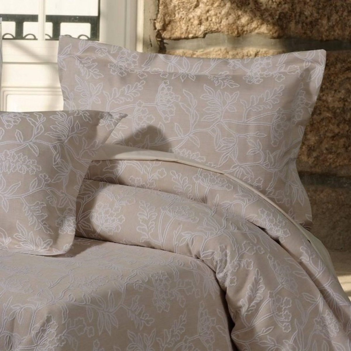Bedsprei - Arley- ecru - 270 x 280 - tweepersoons