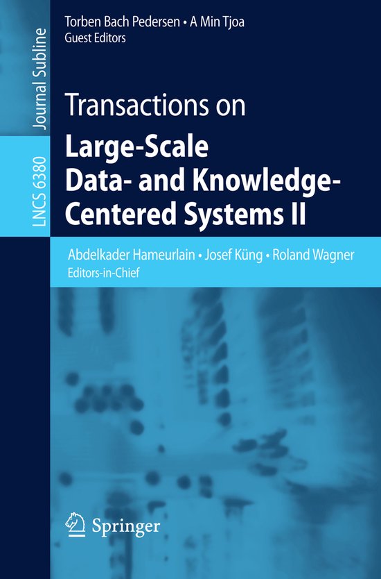 Transactions on Large Scale Data and Knowledge Centered Syst ... - cover