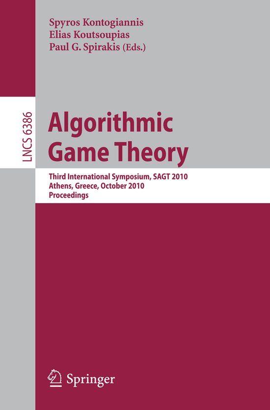 Algorithmic Game Theory - cover