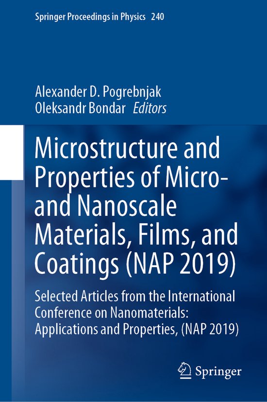 Springer Proceedings in Physics240- Microstructure and Prope ... - cover