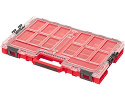Qbrick System ONE Organizer L 2.0 RED ULTRA HD stapelbaar 531 x 379 x 77 mm 6 l IP66 met 10 inlays