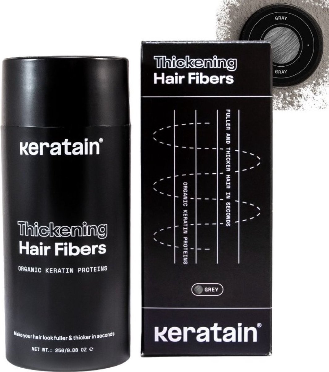 Bol.com Keratain - Thickening Hair Fibers - Grey - 25 gr aanbieding