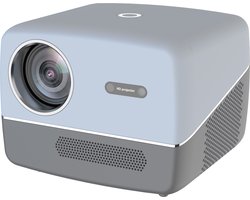 Fuegobird A6 Beamer - Smart Home Projector - Support 4K - Android TV 9.0 - Streamen met IOS & Android - Autofocus en 4D keystone - Netflix/Prime Video/Youtube - Grijs