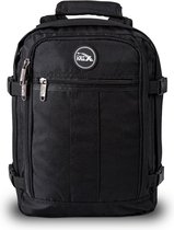 CabinMax Metz Reistas – Handbagage 24L Wizz Air – Rugzak – Schooltas - 40x30x20 cm – Compact Backpack – Lichtgewicht – Zwart