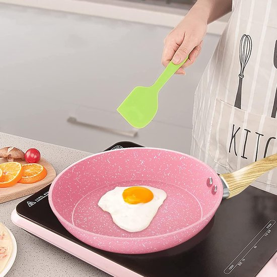 Innerwell Roze Pannenset, 8 Delige Pannenset Met Pan En Braadpan Gecoate Voor Inductie Pfoa Vrije Deksel Geschikt Alle Warmtebronnen Anti Warping Basis 662527536