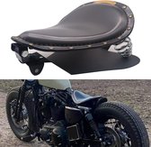 Motorfiets Bobberstoel Solo stoel met veerhouder grondplaat voor Sportster achtenveertig 48 XL883 1200 Chopper Custom