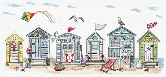 Leti Stitch Seaside Cottages L410 borduurpatroon