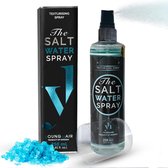Sea Salt Spray Man - Zeezout Spray - Beach - Krullend Haar - Strong Hold - Zwart met Blauw