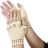 Reuma Handschoen - Artrose Handschoen - Handschoenen zonder toppen - Hand Ondersteuning - Pijnverlichting - 2 Stuks