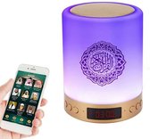 Igoods Coran Speaker - Haut-parleur Coran - Enceintes sans fil - Enceintes Smart - Lampe Coran - Lampe Led Tactile - Télécommande - 40 Hadith - Avec App