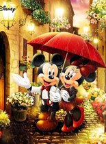 Diamond painting Mickey Mouse 50x70 ronde steentjes