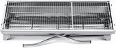 Houtskoolbarbecue, campinggrill, houtskool, opvouwbare grill, draagbare grill, voor camping, tuin, picknick, feest, 73 x 33 x 71 cm, voor 5-10 personen