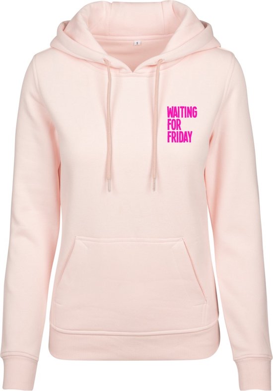Mister Tee - Waiting For Friday Hoodie/trui - XS - Roze