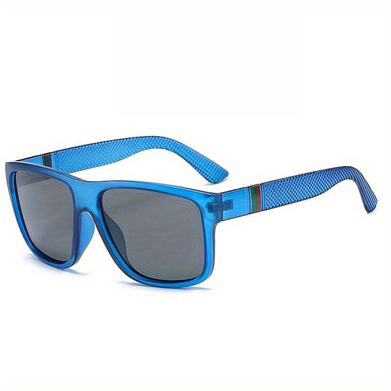 Livano Polaroid Zonnebril - Zonnenbrillen - Zonnenbril - Sun Glasses - Sunglasses - Techno Bril - Rave & Festival - Premium Quality - Blauw