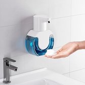 SHOP YOLO-zeepdispenser met sensor-Zeepautomaat-automatische-IPX5 waterdicht-420 ml wandgemonteerde witte elektrische-oplaadbare USB