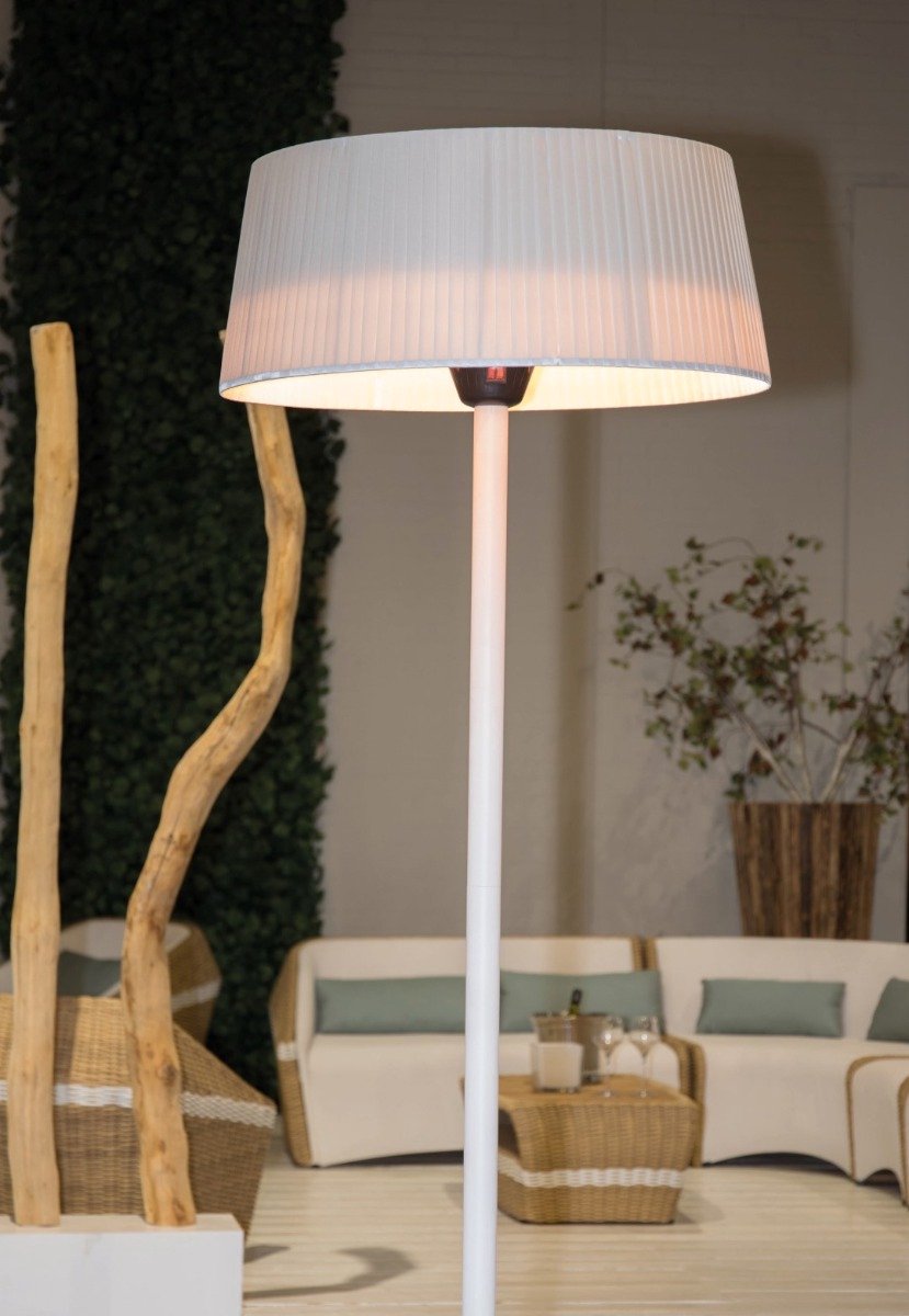Sunred Artix Bright 2100 W - Freestanding patio heater - White + cover