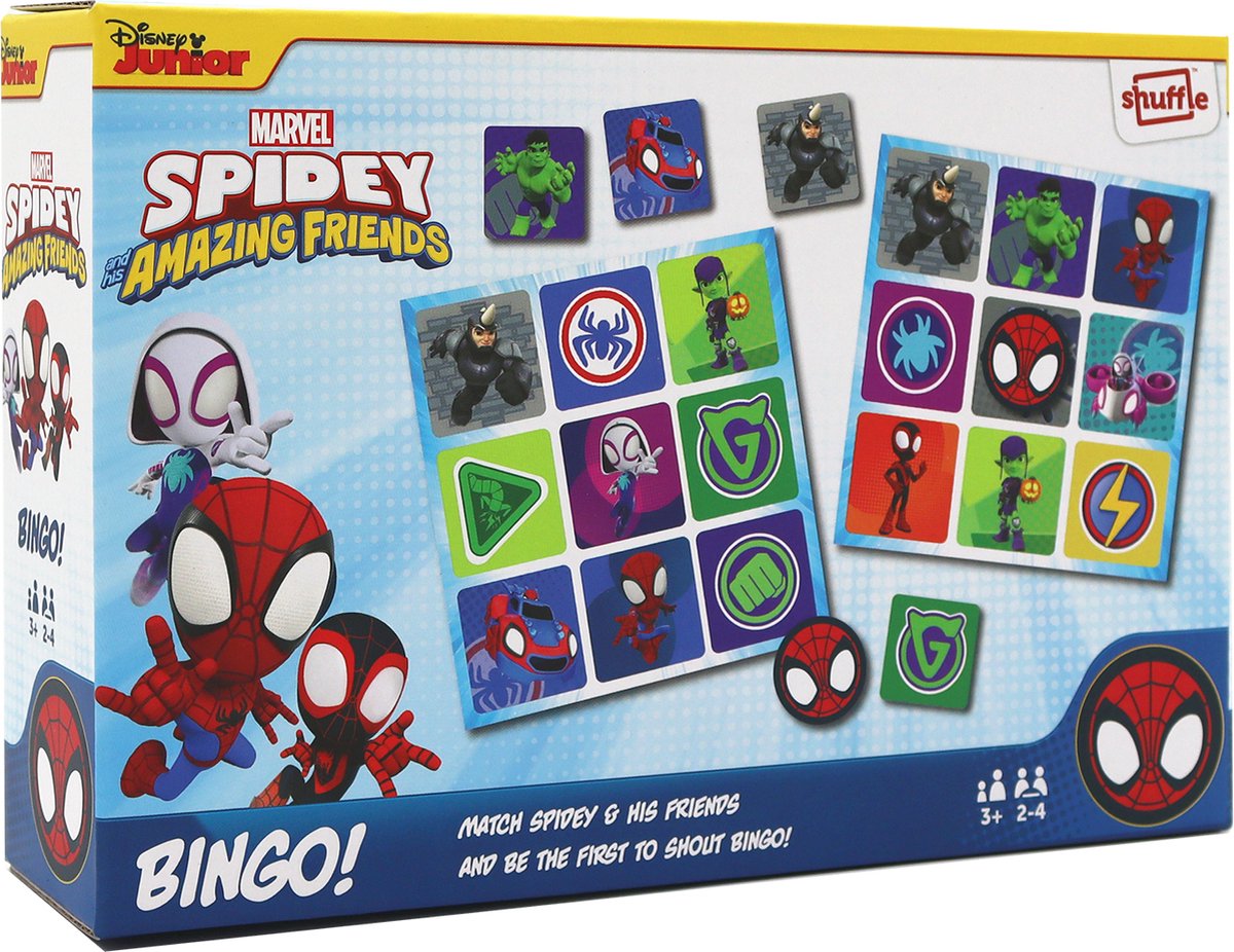 Spel Shuffle Spidey Bingo
