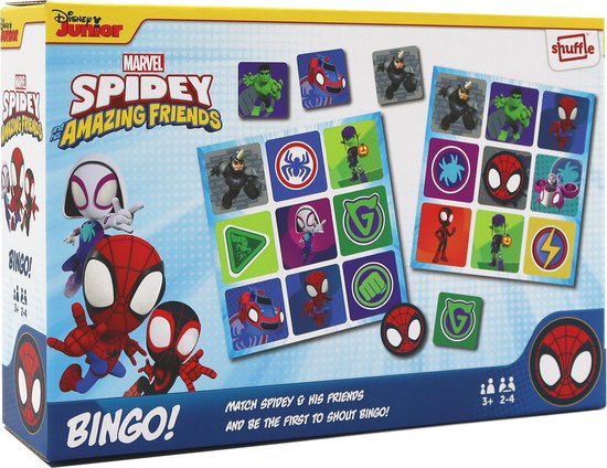 Spidey e i suoi incredibili amici cercano, trova Spidey, amici e cattivi in questo divertente gioco Hide & Seek per i fan della Marvel, ottimo regalo, 2-4 giocatori, età 3+ anni