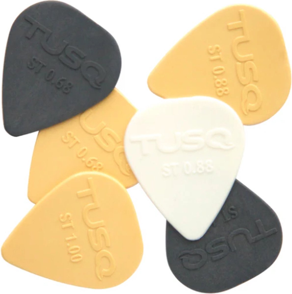 TUSQ - Standaard - Plectrum - Mix set - 6-pack