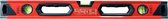 HUISHOUDwaterpas 600 mm, met 3 waterpassen en ergonomische rubberen handgreep, 0,384 kg, rood, JYC-2015A_600 ( 000040071170 )