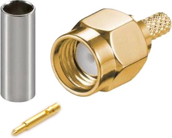 20 pz Spina Sma Spina Pin Crimp Per Rg316 Lmr100 Rg174 Rf