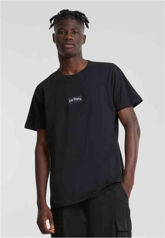 Mister Tee - LA Sketch Patch Heren T-shirt - XL - Zwart