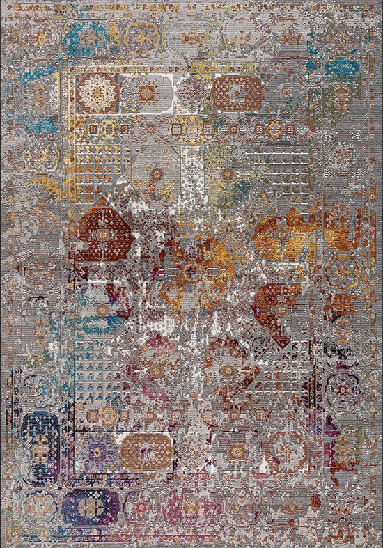 Tapis Vintage Feraghan 160x230 cm - Multi / Beige